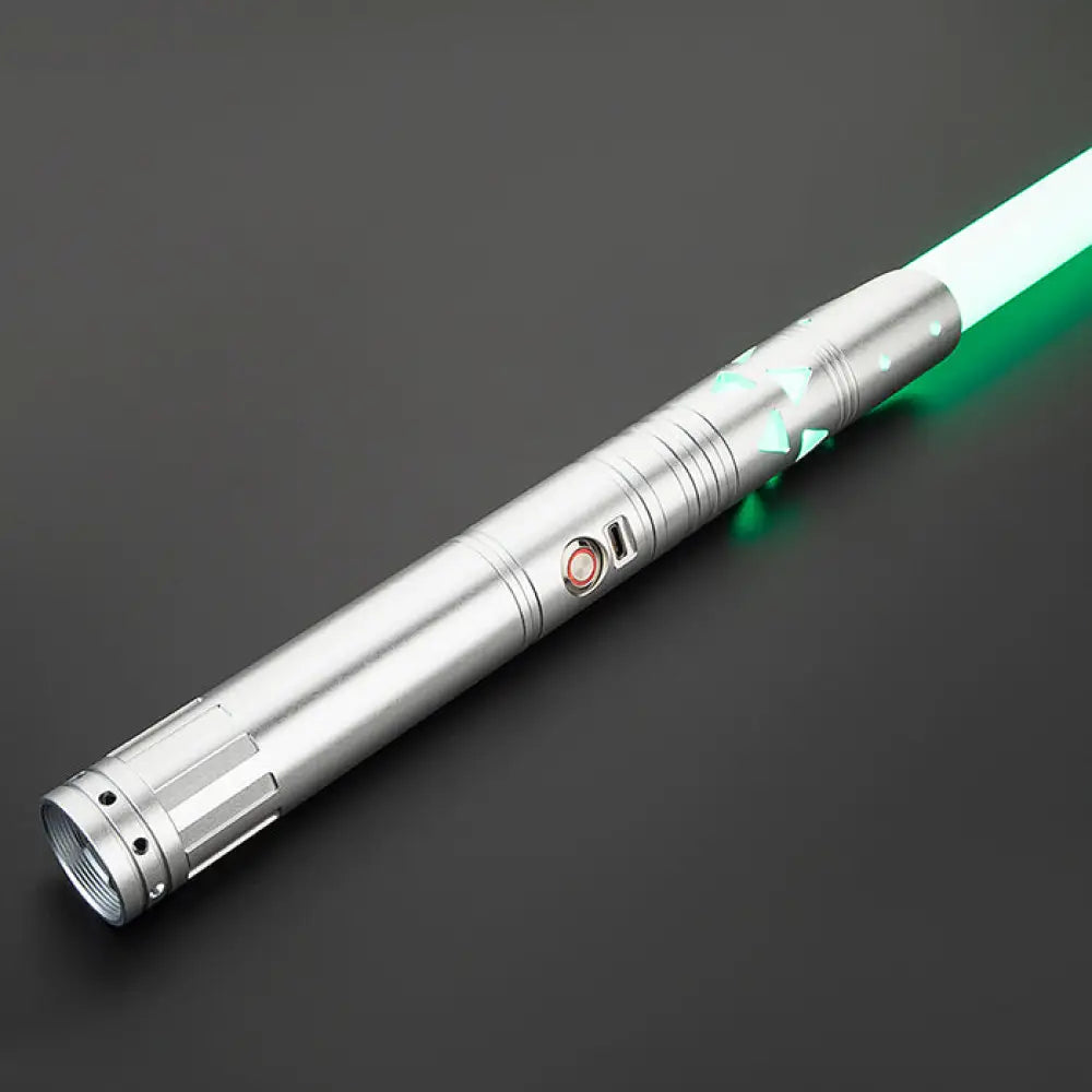 Mystic Dual Saber Baselit-RGB V3 / 36’’ (92cm) (Standard) / Silver Giocattoli
