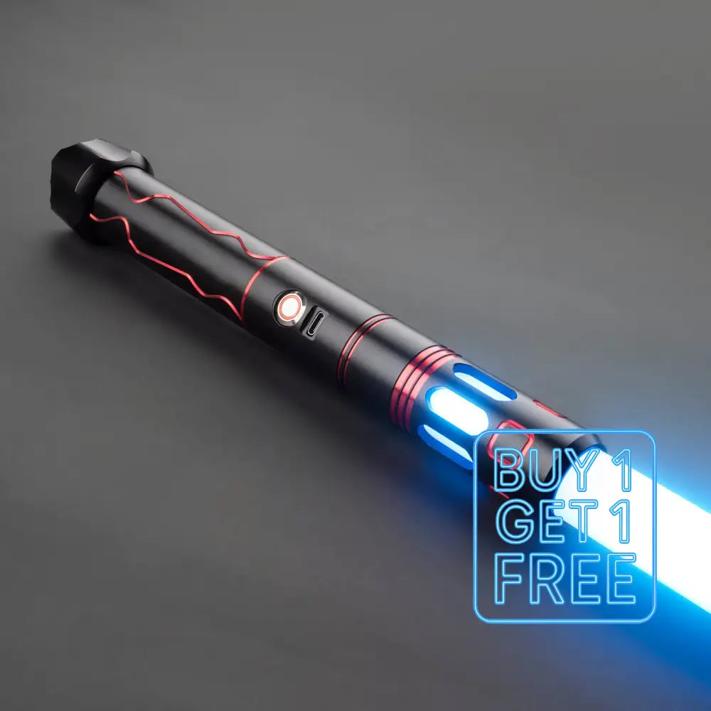 Power Battle Baselit-RGB V3 / 36’’ (92cm) (Standard) / Red Giocattoli